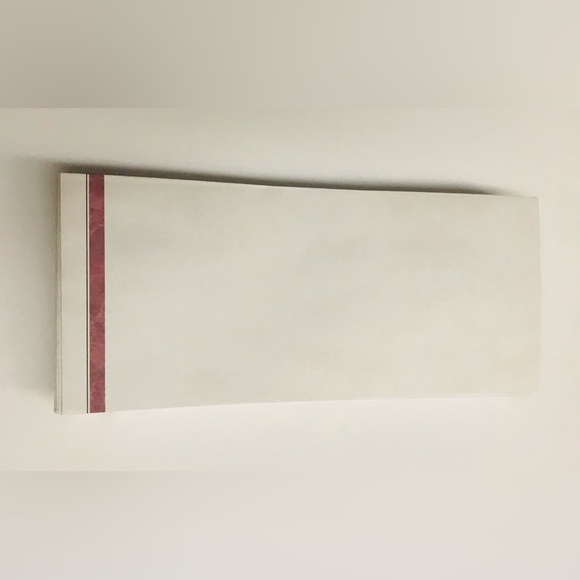 New 50 Envelopes Geographics Light Grey with Red Line on Left Side Front Back - Picture 12 of 16